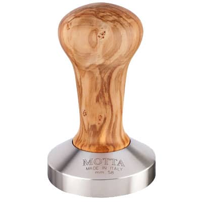 Espresso Zubehör Geschenk - Motta Tamper Olivenholz